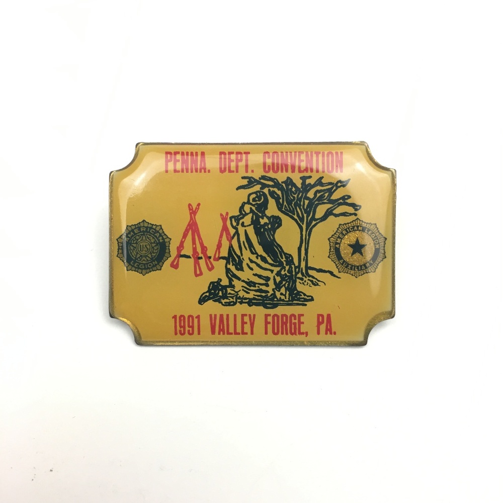 Vtg American Legion PA Valley Forge 1991 Pin